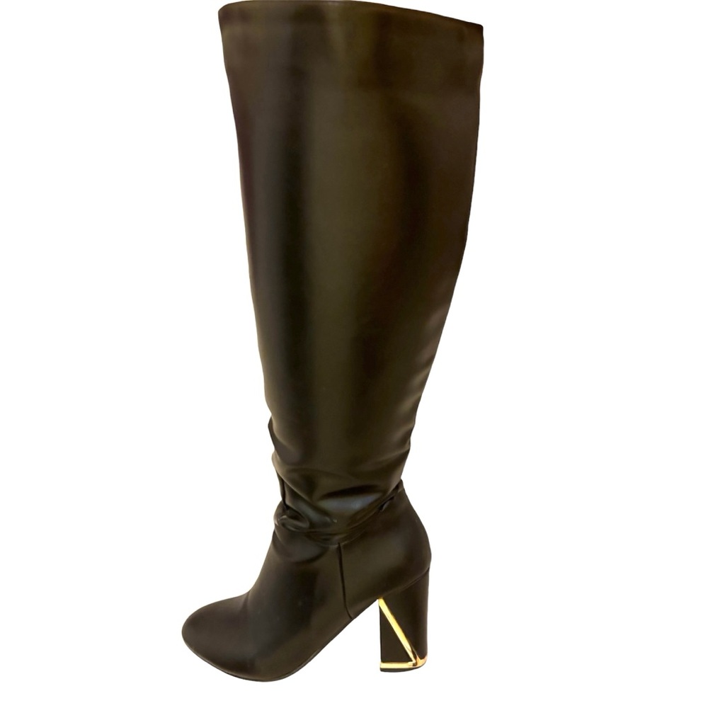 Elegant Black Knee-High Boots